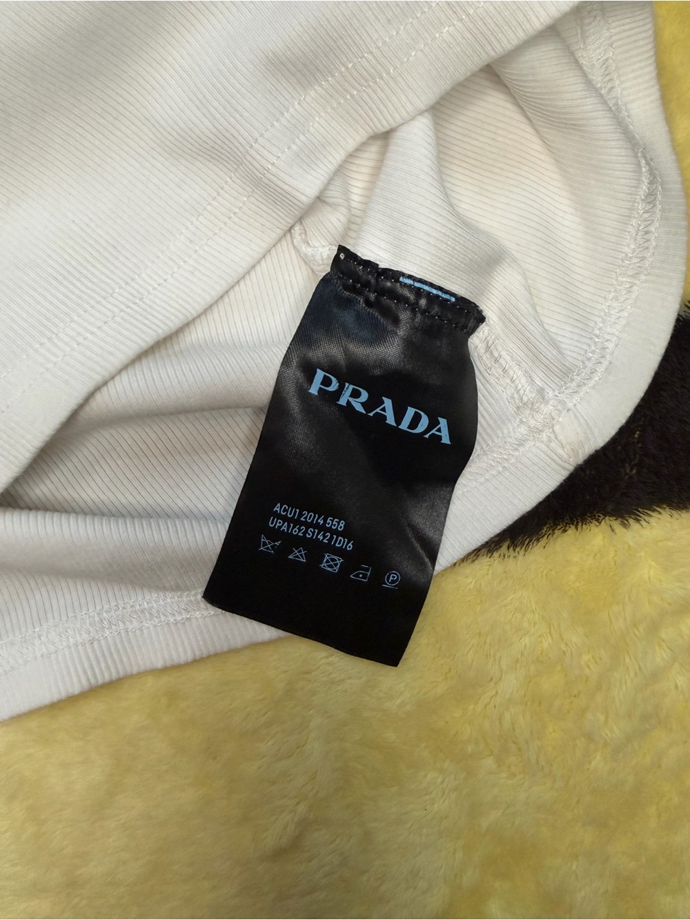 Prada Ribbed Knit Crop Tank Top - Size S - Picture 7 of 8
